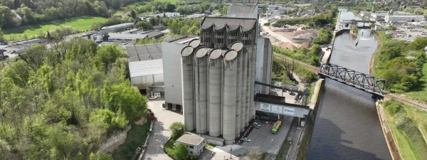usine aliment alia2 floreffe vue a&eacute;rienne